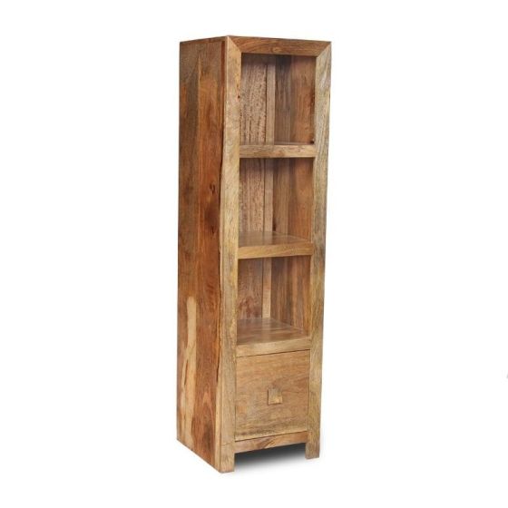 Light Dakota Slim Drawer Bookcase