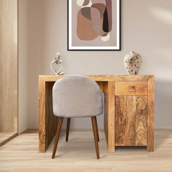 Light Dakota 110cm Desk - In Stock