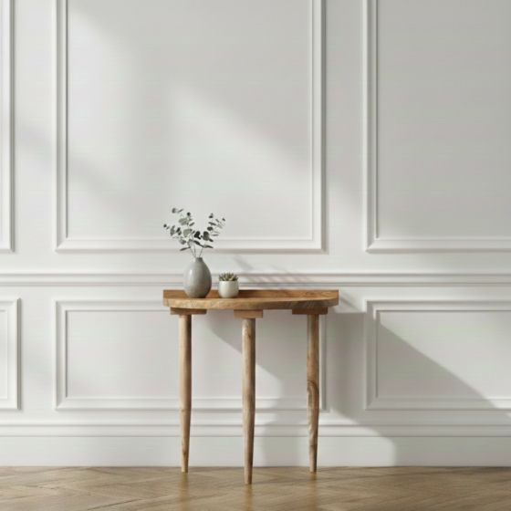 Scandi Mango Sofa End Table - In Stock