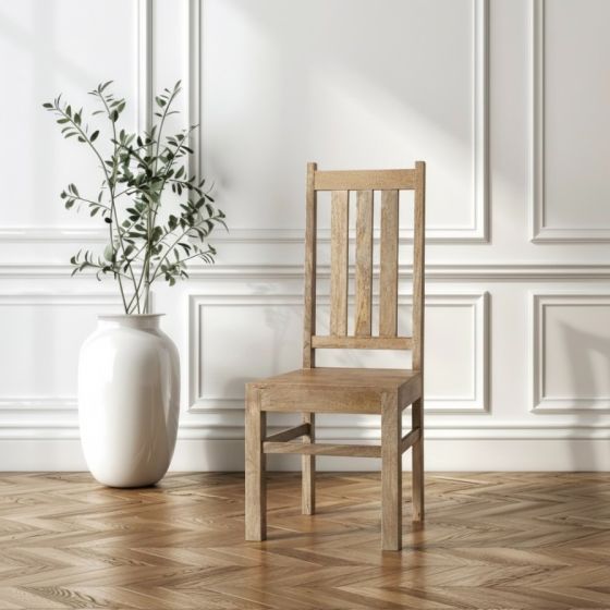 Oak Stain Dakota Dining Chair - In Stock
