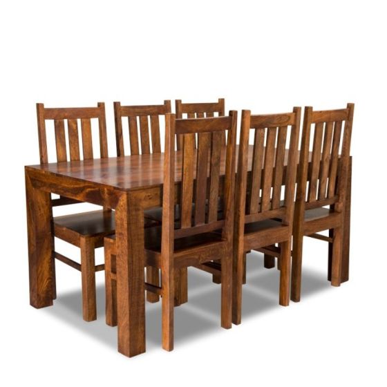 Dakota 180cm Dining Table & 6 Dakota Chairs