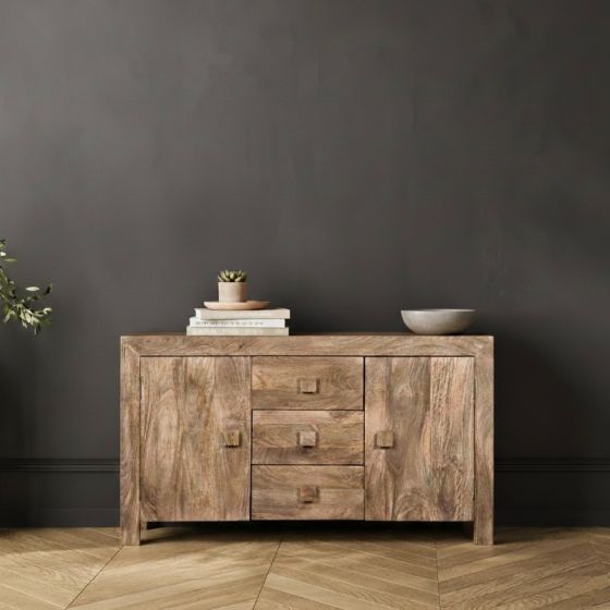 Oak Stain Dakota 135cm Sideboard - In Stock 