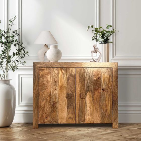 43L - Light Dakota 96cm 2 Door Sideboard 