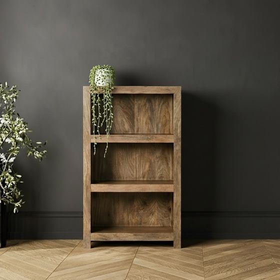 Oak Stain Dakota 77CM Bookcase - In Stock