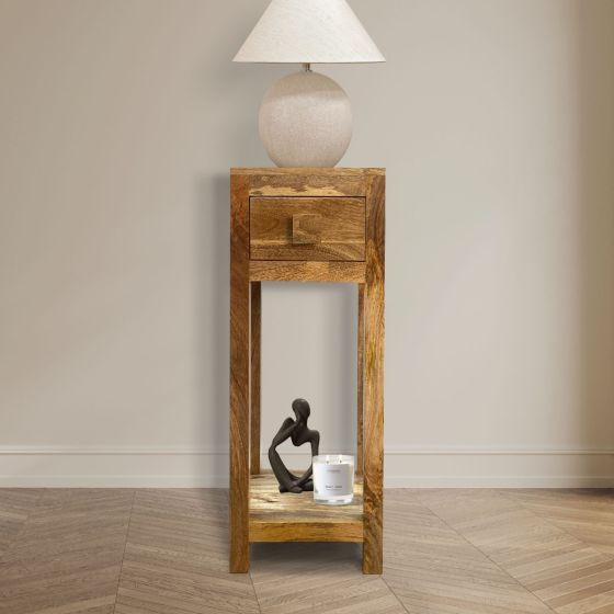 Light Dakota Lamp Table - In Stock 