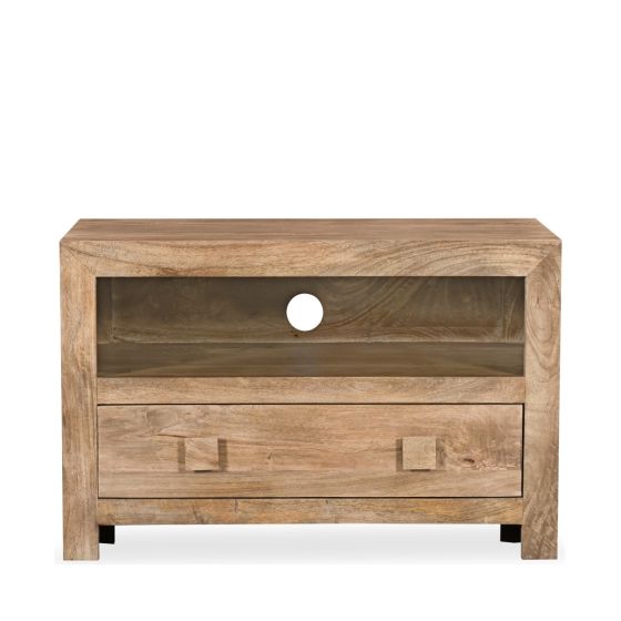 Oak Stain Dakota 85CM 1 Drawer TV Unit