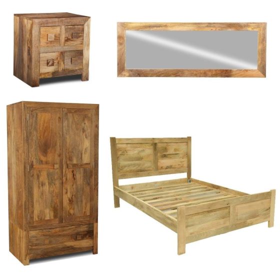 Light Dakota King Size Bedroom Set 8