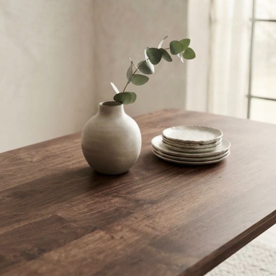 Oak Stain Scandi Mango 130cm Dining Table - In Stock