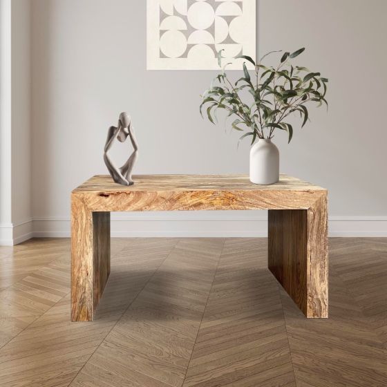 Light Dakota 85cm Open Coffee Table - In Stock 