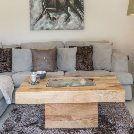 Light Dakota Large Pebble Table