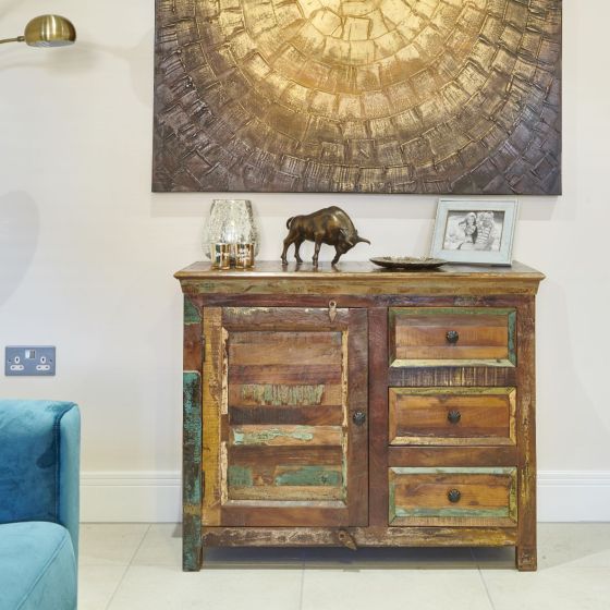 Reclaimed Indian Small Sideboard