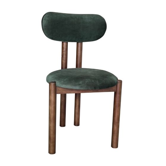 Aspen Green Velvet Dining Chair