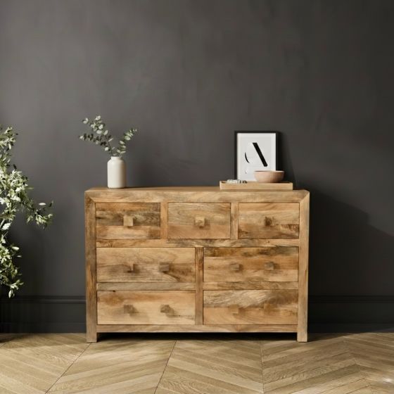 Light Dakota 135cm Drawers - In Stock