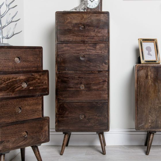 Vintage Mango Tall Chest