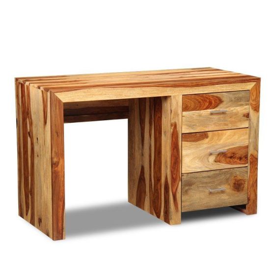 Cube Light 3 Drawer Computer Desk 