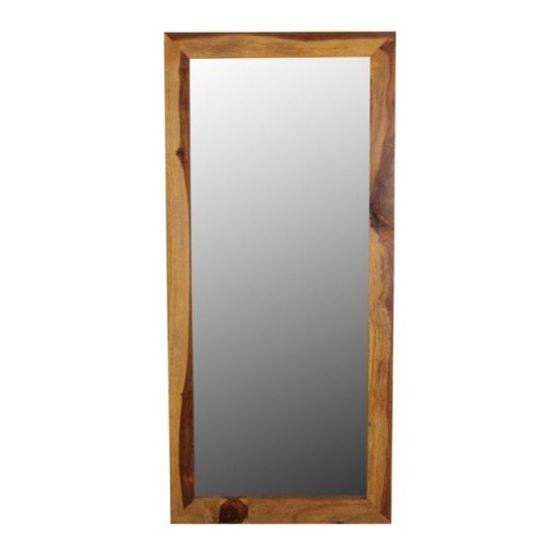 Cube Sheesham - Tall Mirror - In Stock-Light