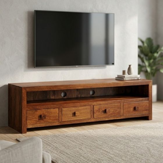 Dakota 200cm Media Unit - In Stock