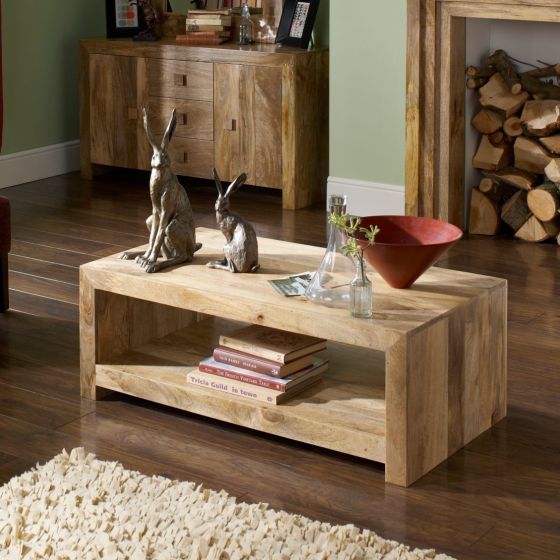 Light Dakota Open Coffee Table