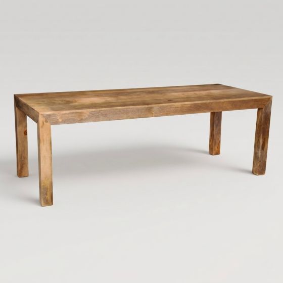 SOLID MANGO WOOD DINING TABLE 220CM
