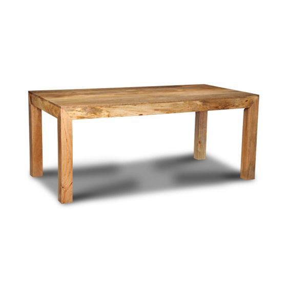 Light Mango Wood 180cm Dining Table