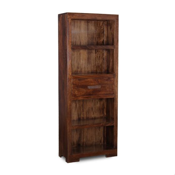 Mango Wood 1 Drawer Bookcase