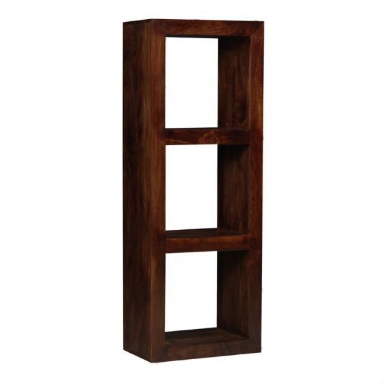 Mango Wood Triple Bookshelf