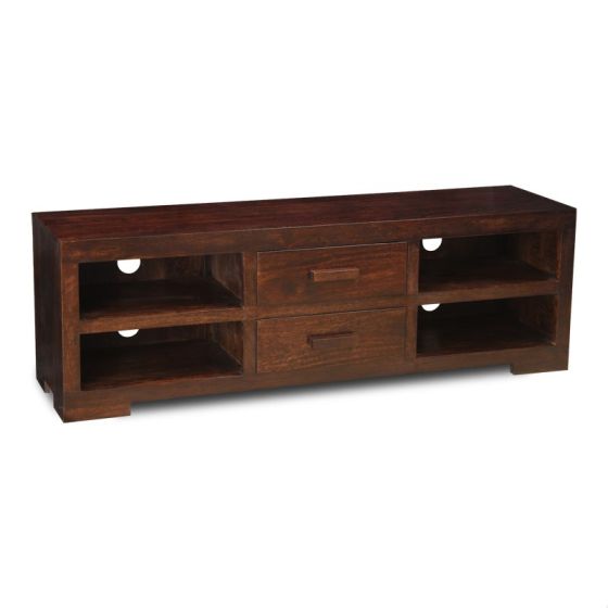 Mango Wood 2 Drawer Media Unit