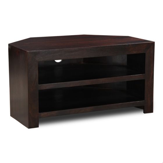 Mango Wood Corner TV Stand