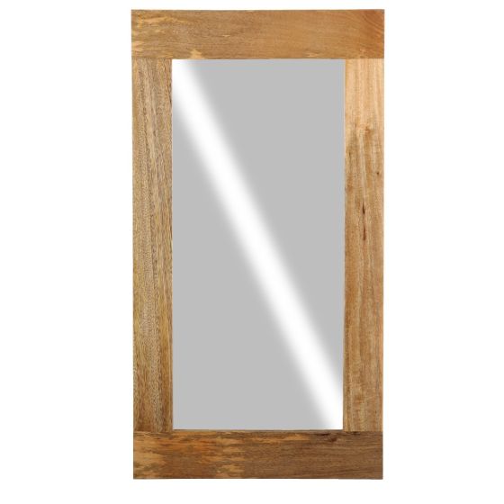 Light Mango Wood Mirror