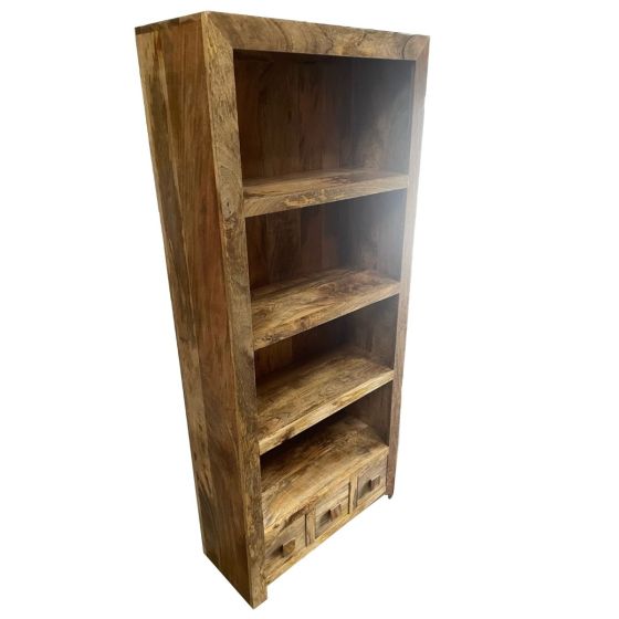 Light Dakota 3 Drawer Bookcase