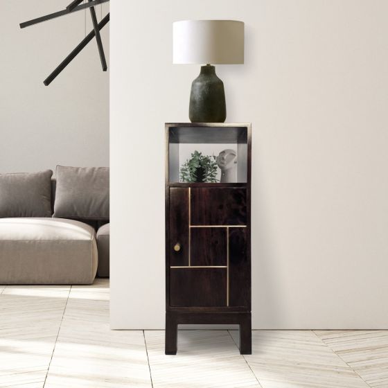 Inset Mango Lamp Table - In Stock