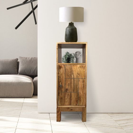 Inset Light Mango Lamp Table - In Stock