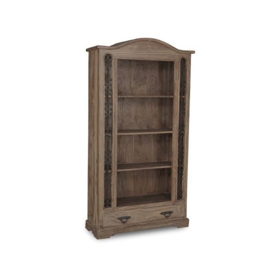 Jali Mango - Natural 1 Drawer Bookcase