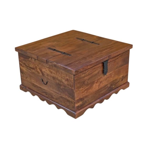 Jali Mango - Honey Square Trunk Coffee Table 