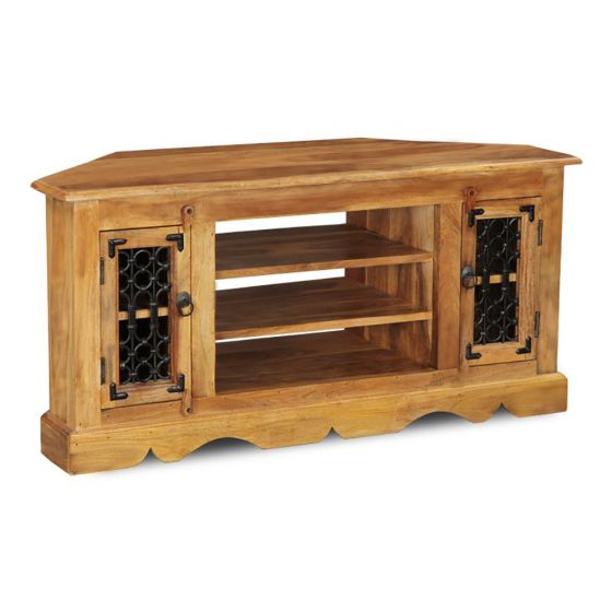 Jali Mango - Light 114cm Corner TV Unit
