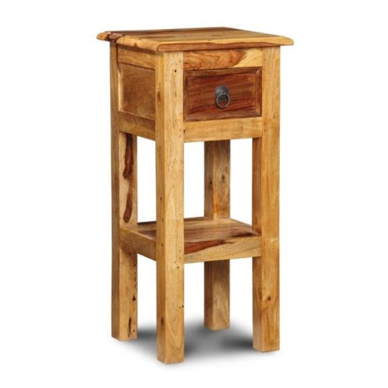 Jali Sheehsam Lamp Table - Light