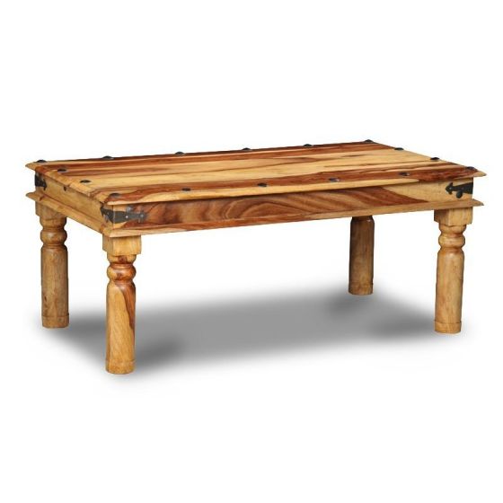 Jali Sheesham - Thakat Coffee Table - In Stock-Light