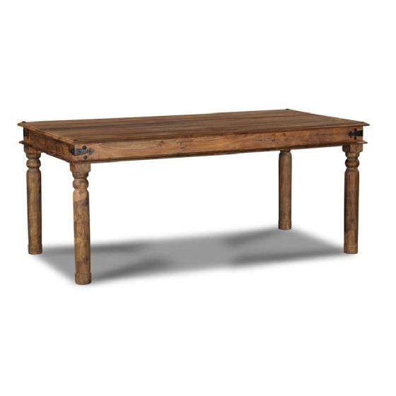 Jali Sheesham - Natural 180cm Dining Table - In Stock