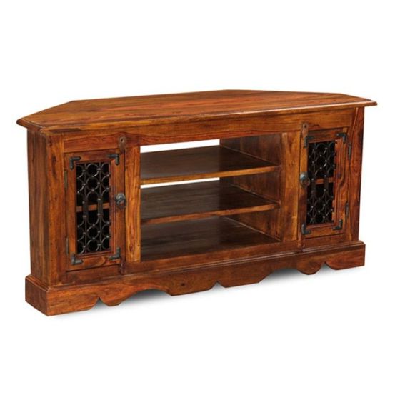 Jali Corner TV Unit