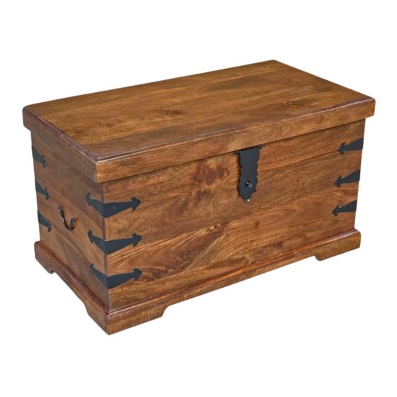 Jali Mango- Honey - 90cm Storage Chest - In Stock