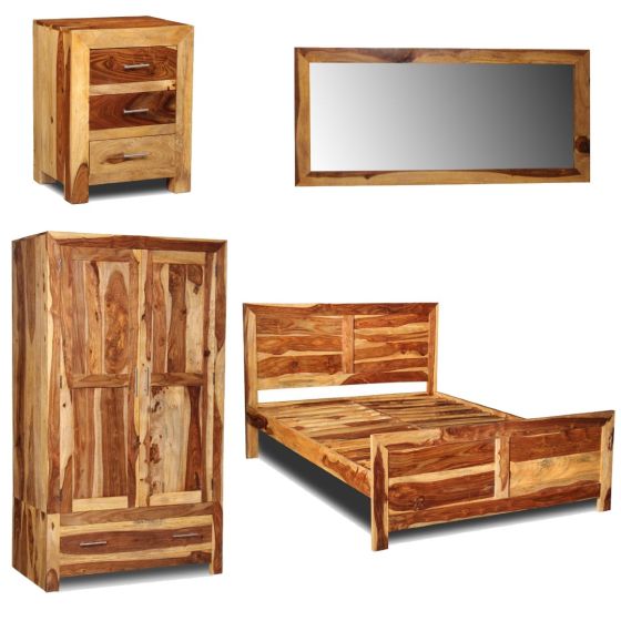 Cube Light Super King Size Bedroom Set 9