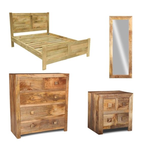 Light Dakota Double Bedroom Set 1