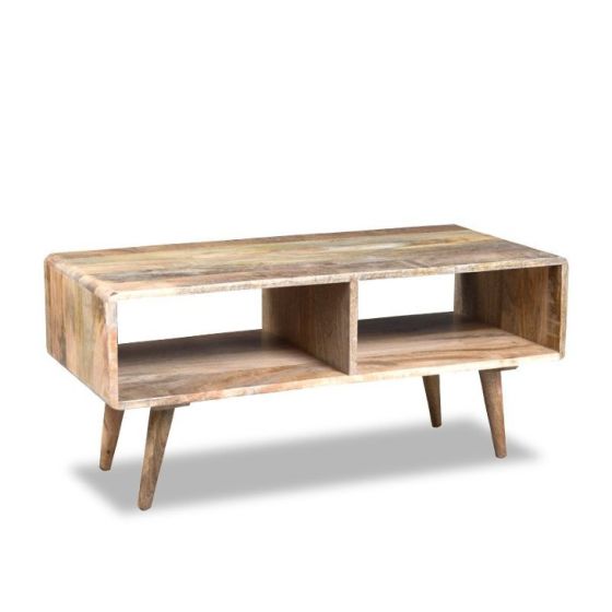 Light Vintage Mango Open Coffee Table 