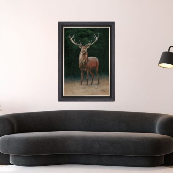 Wellington Stag Framed Art - In Stock