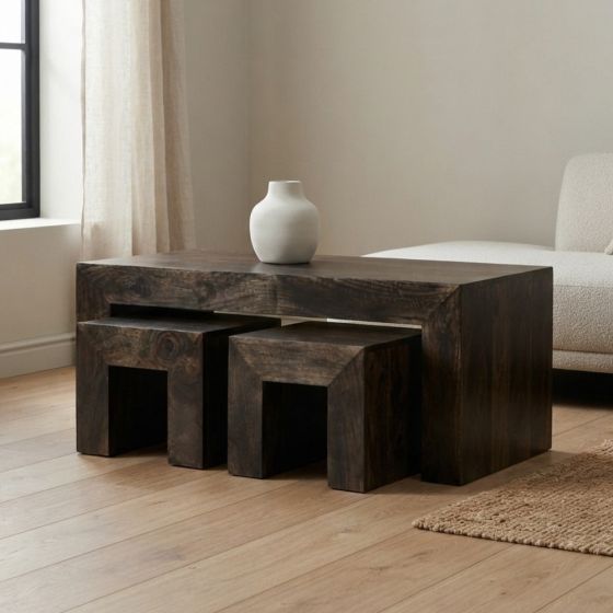 Mango Wood Walnut 100cm Long John - In Stock