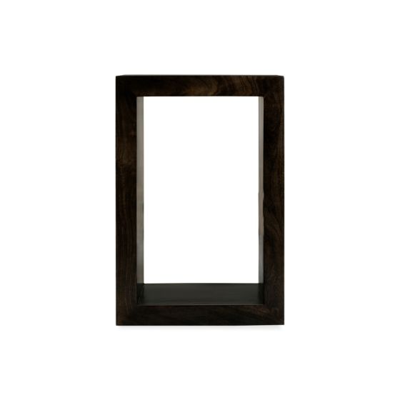 Mango Wood Walnut Rectangular Cube