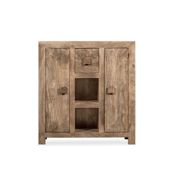 Oak Stain Dakota 60cm Small Hi-Fi Unit