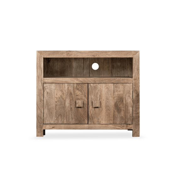 Oak Stain Dakota 90cm 2 Door Media Unit