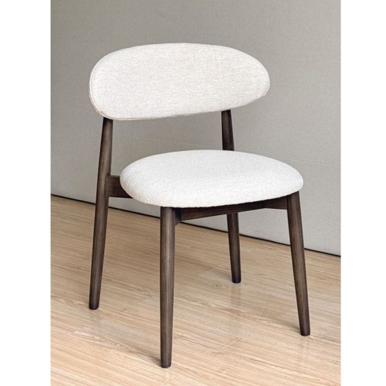 Scandi Chair - Cream Boucle Dark Leg