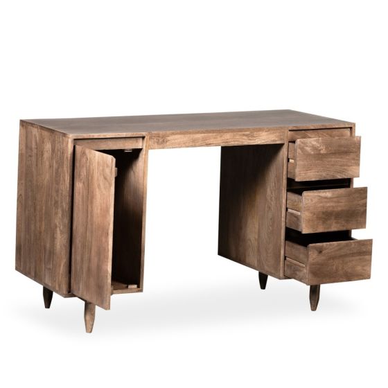 Oak Stain Scandi Mango 126cm Desk